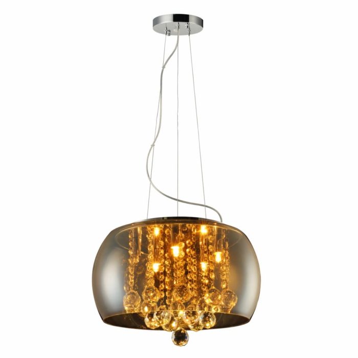 Lustre Vidro Wessex 400 Âmbar Translúcido – Avant