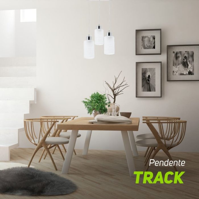 Pendente Track 3 Lampadas Branco – Startec