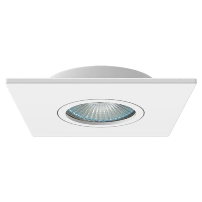 Spot Face Plana Embutir Quadrado Dicroica Mr16 Branco – Interlight