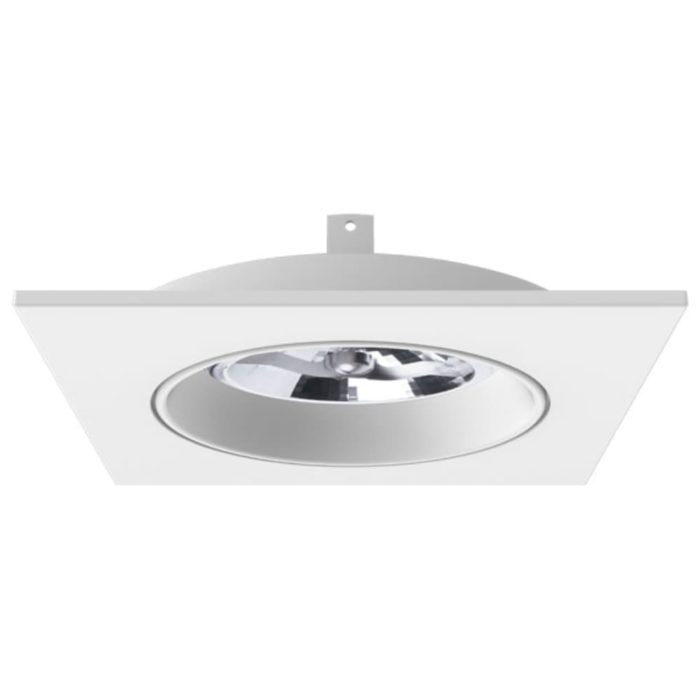 Spot Face Plana Embutir Quadrado Ar111 Branco – Interlight