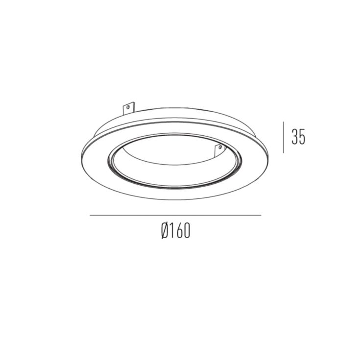 Spot Face Plana Embutir Redondo Ar111 – Interlight