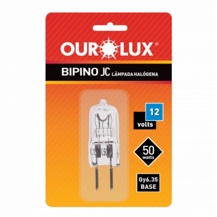 Lâmpada Halógena Bipino 50w 12v Jc – Ourolux