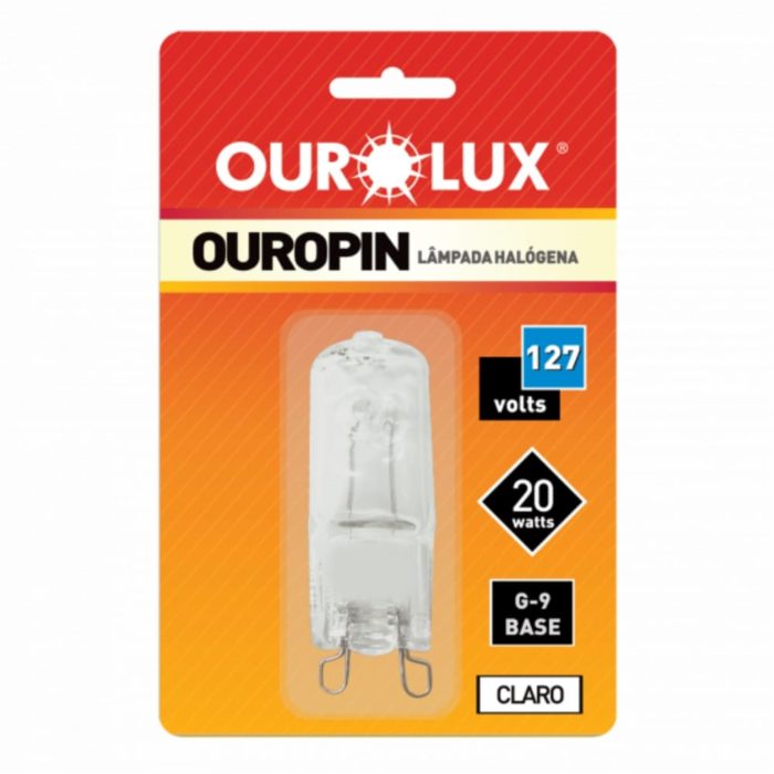 Lâmpada Halógena Ouropin G9 20w 127v Clara – Ourolux